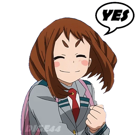 Стикерпак OCHAKO URARAKA для Telegram