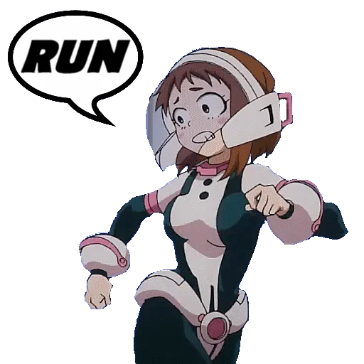🏃‍♀️ Стикер «OCHAKO URARAKA» для Telegram