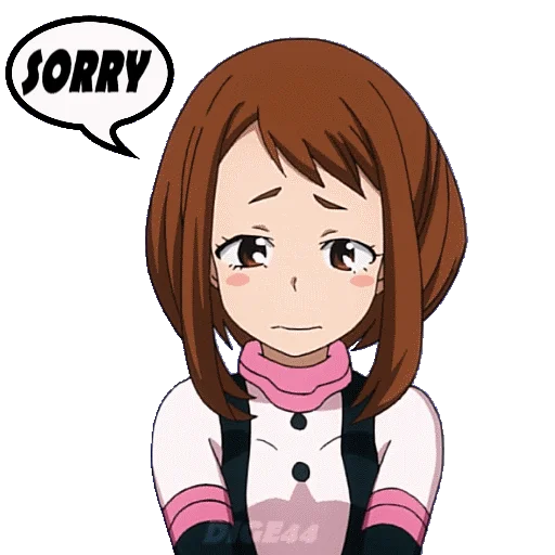 😰 Стикер «OCHAKO URARAKA» для Telegram