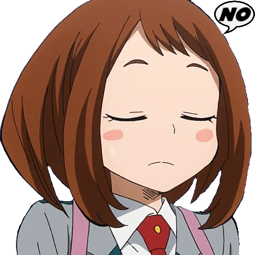 👎 Стикер «OCHAKO URARAKA» для Telegram