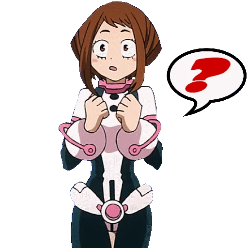 ❓ Стикер «OCHAKO URARAKA» для Telegram
