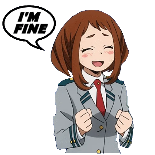 👌 Стикер «OCHAKO URARAKA» для Telegram