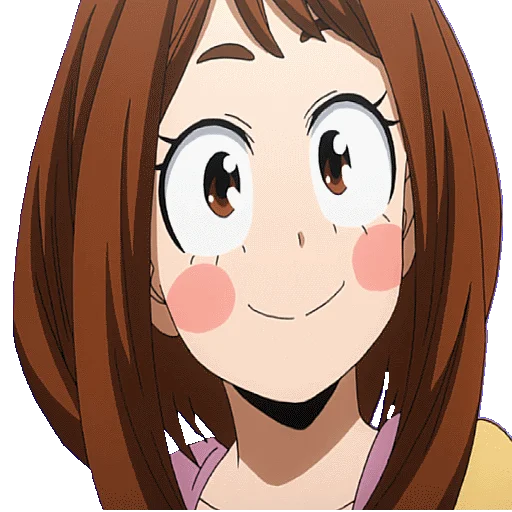 😁 Стикер «OCHAKO URARAKA» для Telegram
