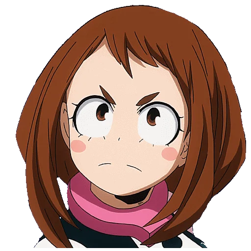 😒 Стикер «OCHAKO URARAKA» для Telegram
