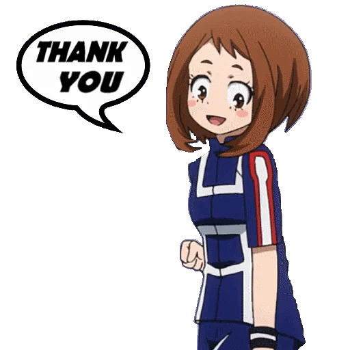 😀 Стикер «OCHAKO URARAKA» для Telegram
