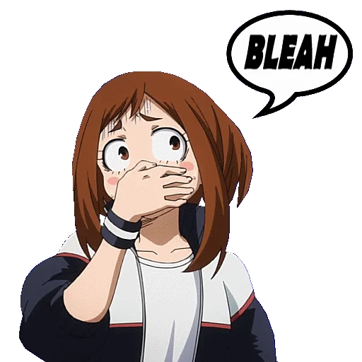 🤮 Стикер «OCHAKO URARAKA» для Telegram