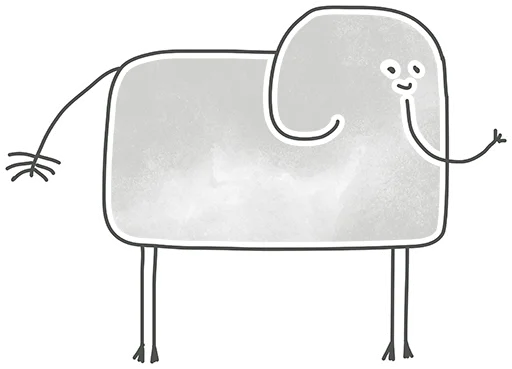 🐘 Стикер «Звери» для Telegram