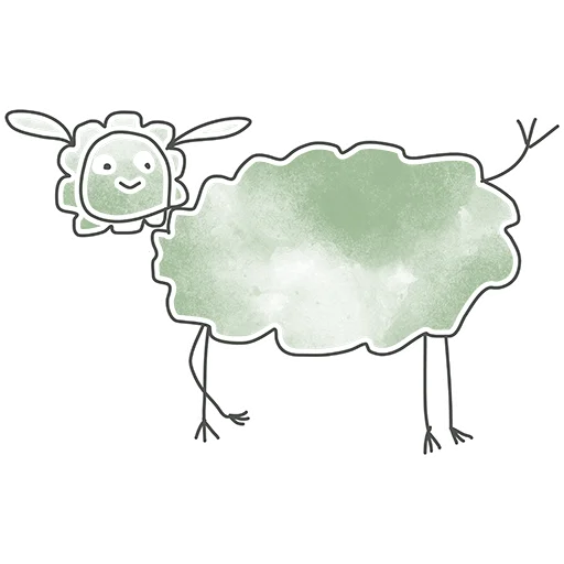 🐑 Стикер «Звери» для Telegram