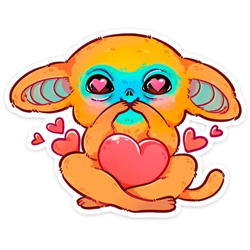 ❤️ Стикер «Очи» для Telegram