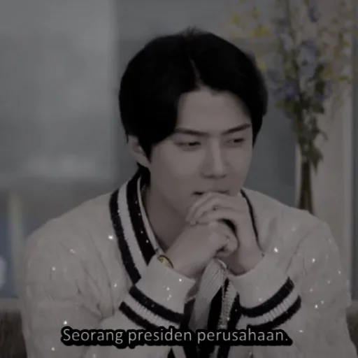🕶 Стикер «Dark Sehun» для Telegram