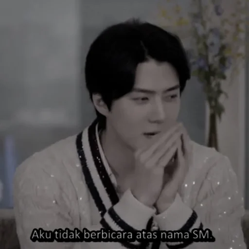 🕶 Стикер «Dark Sehun» для Telegram