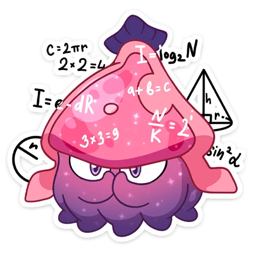 🤯 Стикер «Окти • Octy the Squid» для Telegram