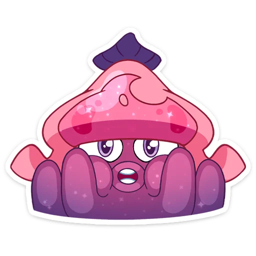 🦑 Стикер «Окти • Octy the Squid» для Telegram
