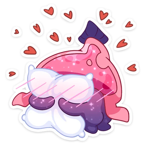 🥰 Стикер «Окти • Octy the Squid» для Telegram