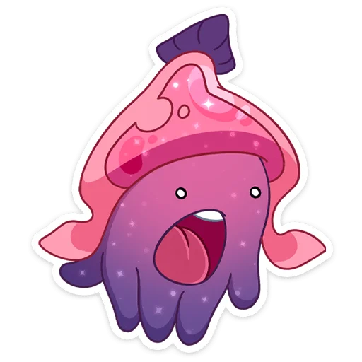 😧 Стикер «Окти • Octy the Squid» для Telegram