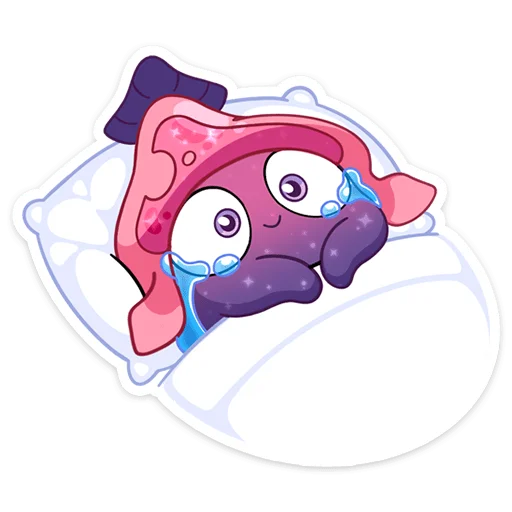 😭 Стикер «Окти • Octy the Squid» для Telegram