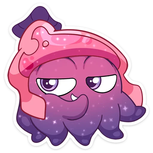 😅 Стикер «Окти • Octy the Squid» для Telegram