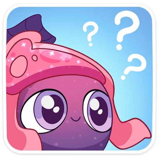 ❓ Стикер «Окти • Octy the Squid» для Telegram