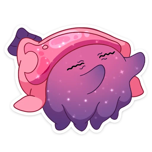 🦑 Стикер «Окти • Octy the Squid» для Telegram