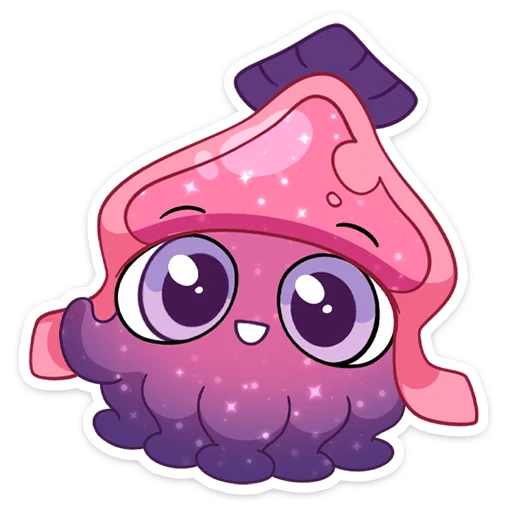 🥺 Стикер «Окти • Octy the Squid» для Telegram