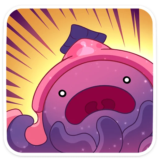 😦 Стикер «Окти • Octy the Squid» для Telegram