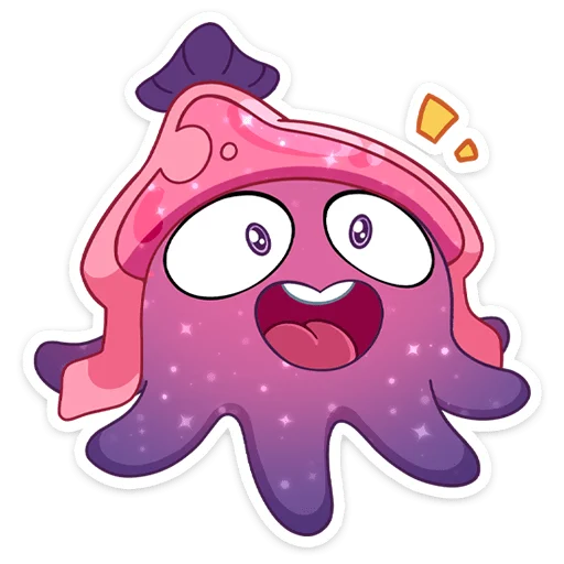 😳 Стикер «Окти • Octy the Squid» для Telegram