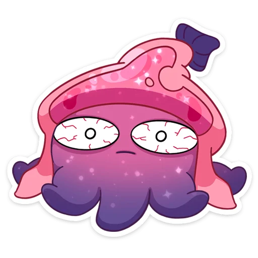 🤯 Стикер «Окти • Octy the Squid» для Telegram