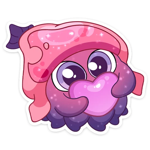❤️ Стикер «Окти • Octy the Squid» для Telegram