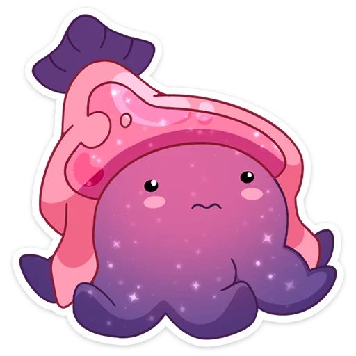 😑 Стикер «Окти • Octy the Squid» для Telegram