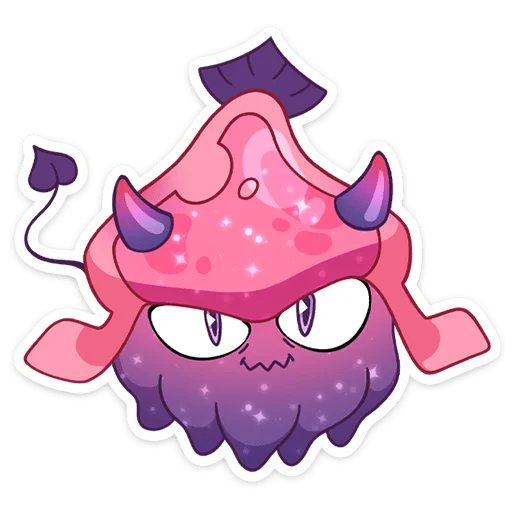 😈 Стикер «Окти • Octy the Squid» для Telegram