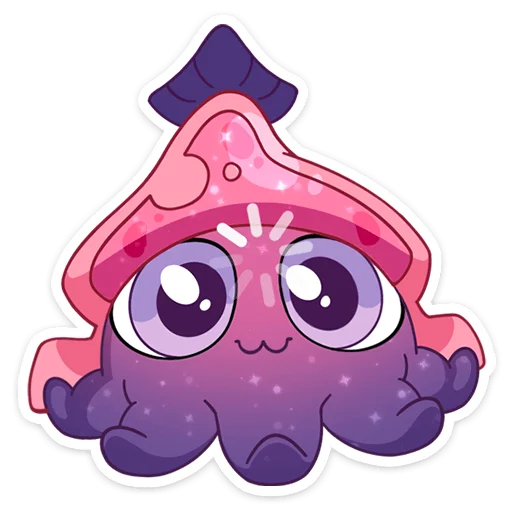 🧘‍♂ Стикер «Окти • Octy the Squid» для Telegram