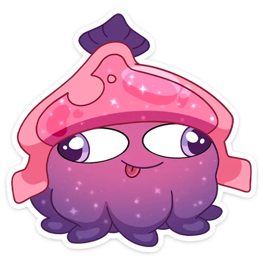 🤪 Стикер «Окти • Octy the Squid» для Telegram