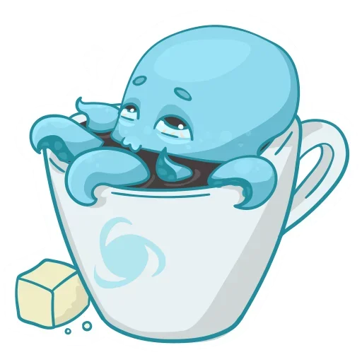 🐙 Стикер «OCTO life» для Telegram