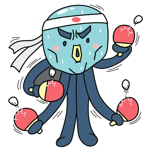😤 Стикер «Octopus» для Telegram