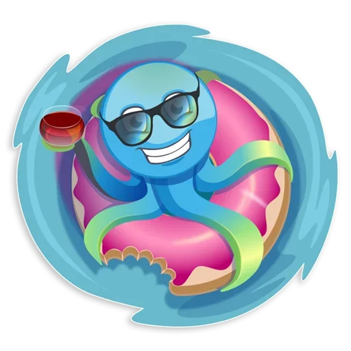 😙 Стикер «Octopus» для Telegram