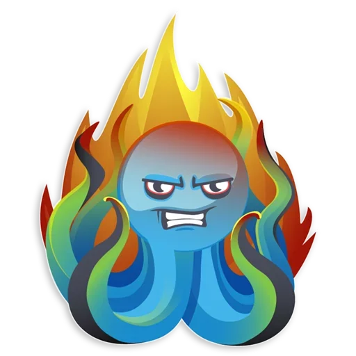 Стикерпак Octopus для Telegram