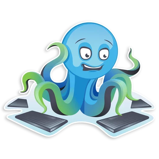😜 Стикер «Octopus» для Telegram