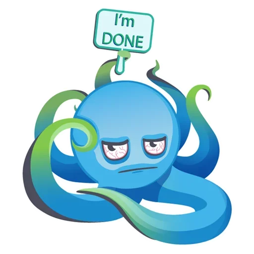 😗 Стикер «Octopus» для Telegram