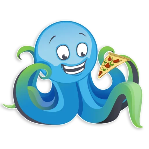 😜 Стикер «Octopus» для Telegram