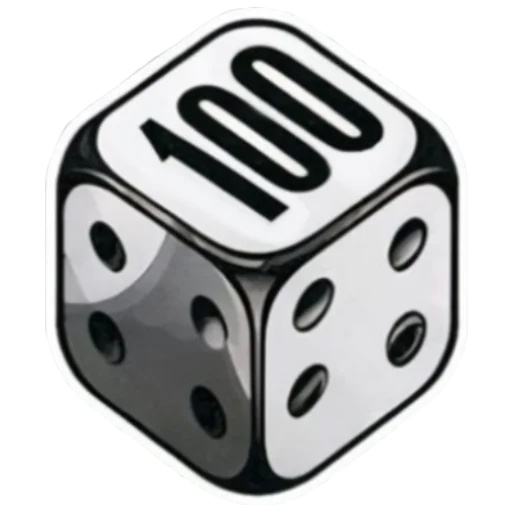 💯 Стикер «Odd Dice» для Telegram