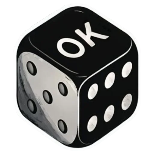 😉 Стикер «Odd Dice» для Telegram
