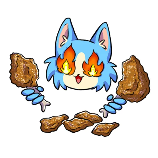 🍗 Стикер «Ода Любви К Еде» для Telegram