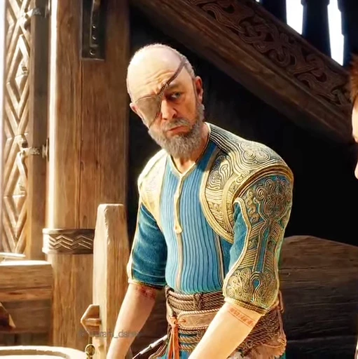 🔱 Стикер «Odin God of War» для Telegram