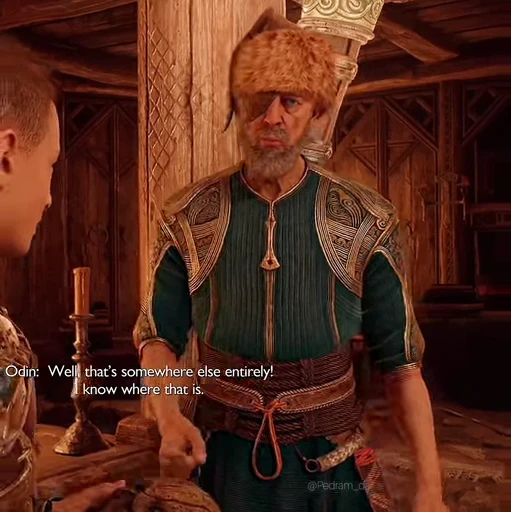 🔱 Стикер «Odin God of War» для Telegram