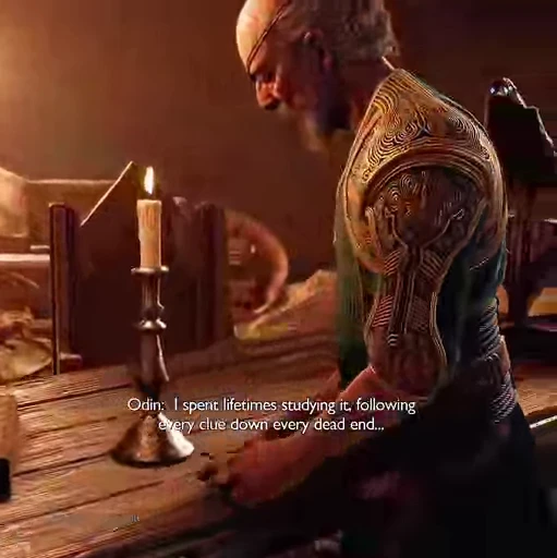 🔱 Стикер «Odin God of War» для Telegram