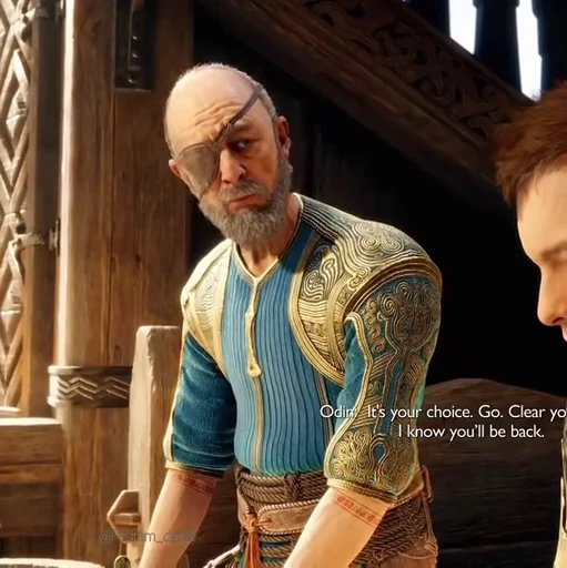 🔱 Стикер «Odin God of War» для Telegram