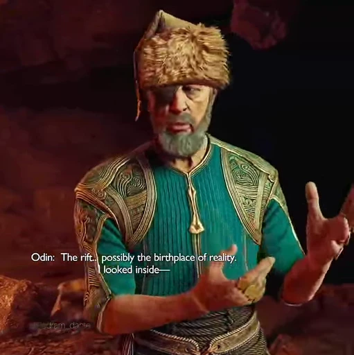 🔱 Стикер «Odin God of War» для Telegram