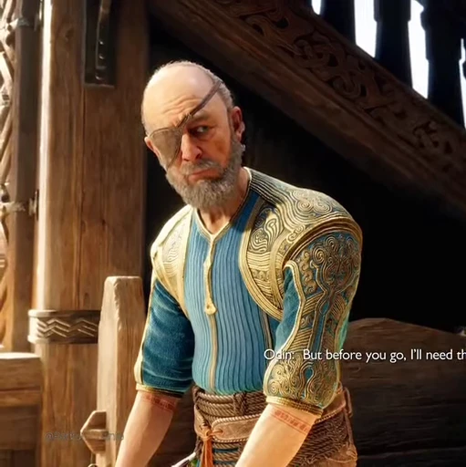 🔱 Стикер «Odin God of War» для Telegram