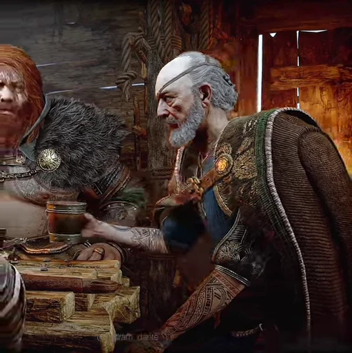 🔱 Стикер «Odin God of War» для Telegram