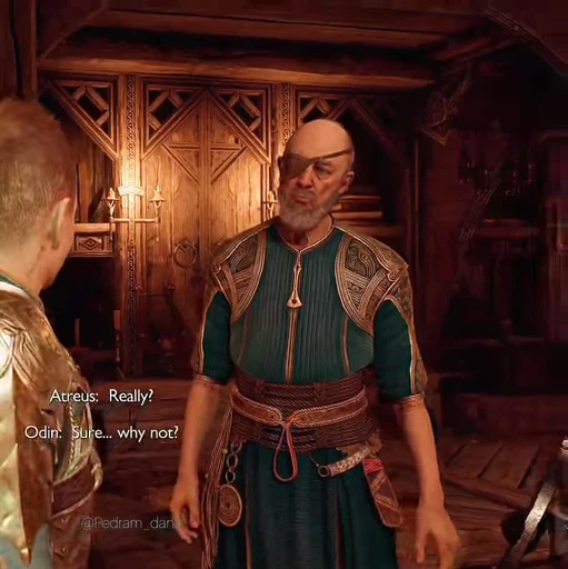 🔱 Стикер «Odin God of War» для Telegram